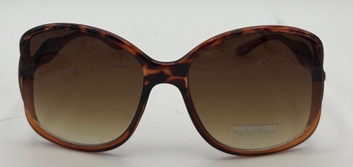 Kenneth Cole Reaction Womens Plastic Sunglass Tortoise Brown, KC1231 56F - Picture 4 of 15