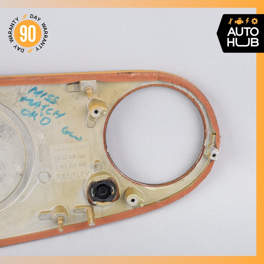 03-13 Bentley Continental GTC GT Right Dashboard Dash Trim Bezel Wood OEM 60k