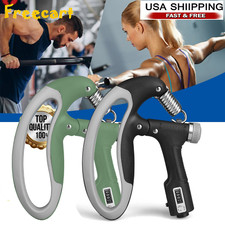 2Pack Hand Grip Strength Power Trainer Gripper Strengthener Adjustable Exerciser