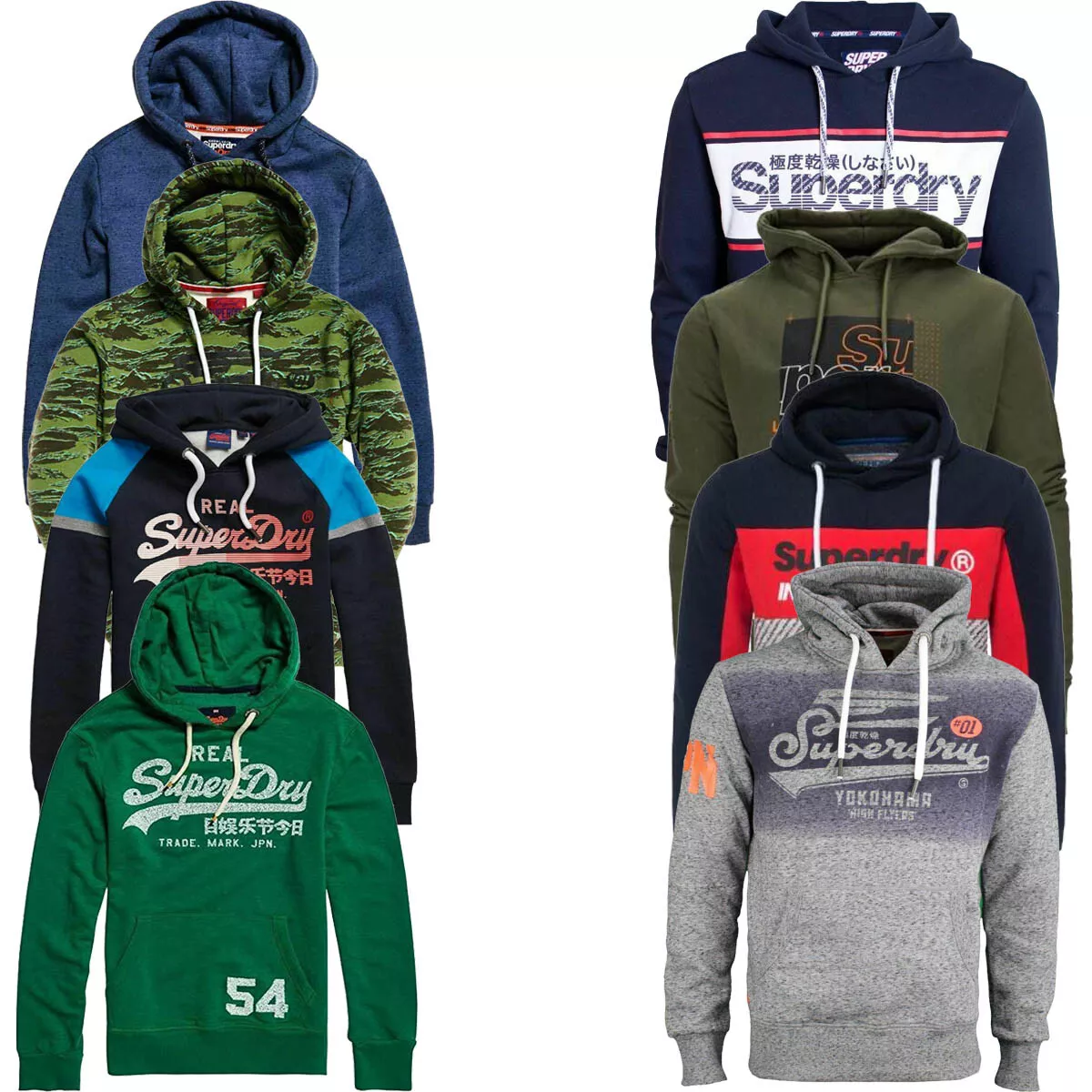 Superdry Hoodie Mens Hoodie Track Top Pullover Sweatshirt Top Hood