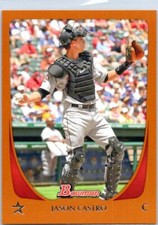 2011 Bowman #134 Jason Castro Orange #/250