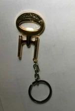 Star Trek NCC-1701 U.S.S. Enterprise Ship Metal Bottle Opener Keychain Gold