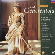 La Cenerentola- Rossini- Cecilia Bartoli- Laser Disc LD 