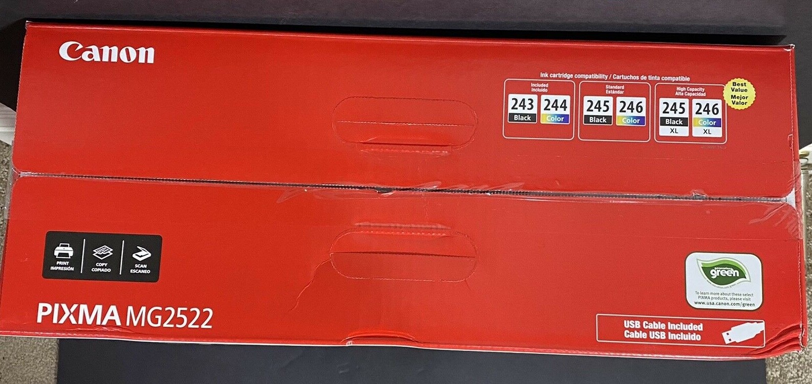 Canon Pixma MG2522 AllinOne Inkjet Printer Scanner and Copier 313109933972 eBay
