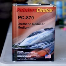 Painters Choice PC870 Auto Universal Medium/Normal Urethane Reducer GALLON Size!