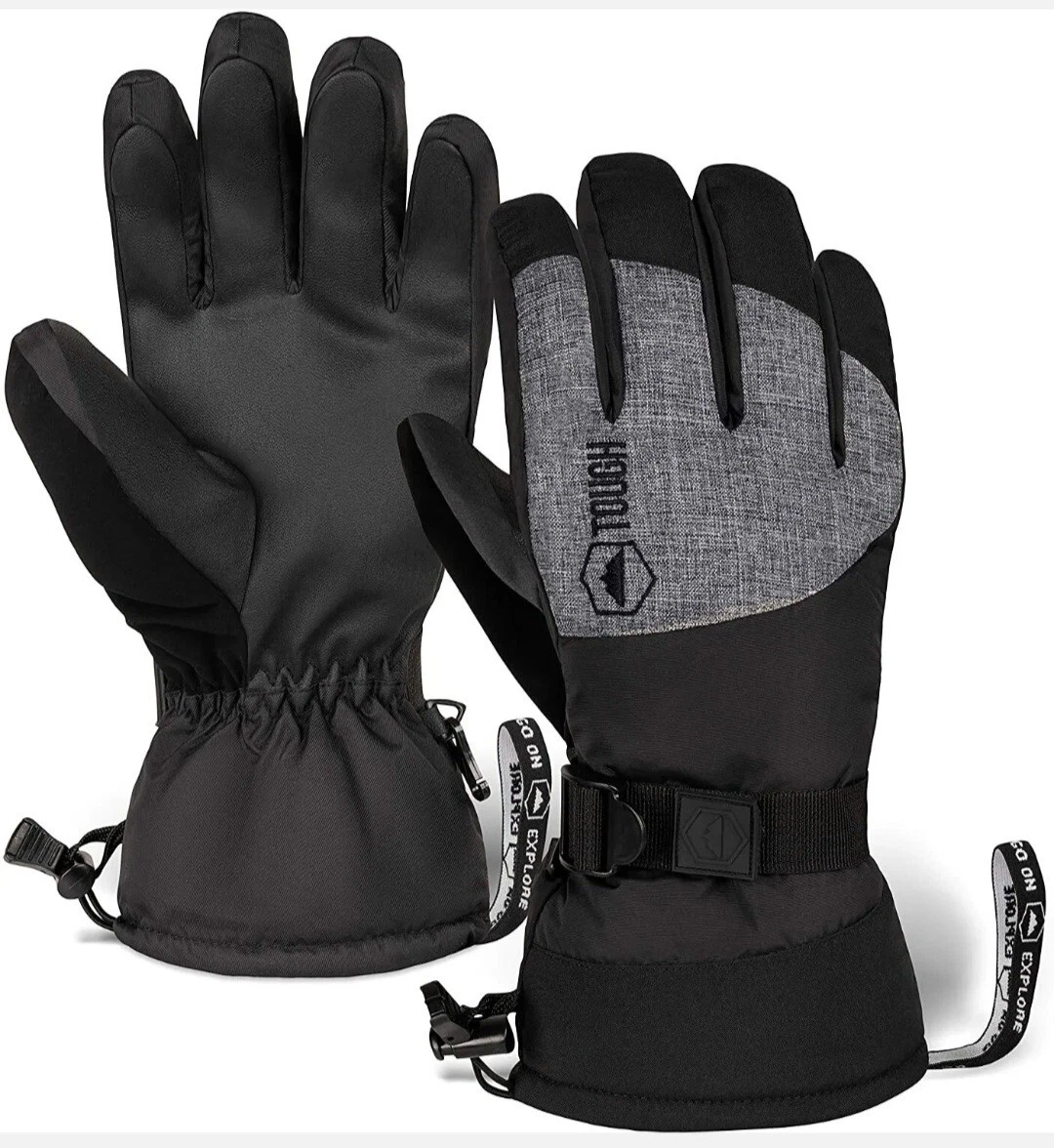 Ski & Snow Gloves - Waterproof & Windproof Winter Snowboard Gloves for M&W. Sm.