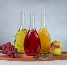 Leere Glasflasche 500ml Kork Wein Flasche Tinkturflasche Liköre Flaschen IKONA