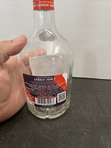 Hennessy x LeBron James Edizione Limitata Bottiglia SOLO Vuota NBA Basketball Rap - Foto 7 di 8