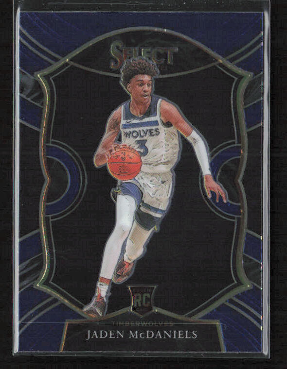 2020-21 Panini Select #88 Jaden McDaniels Blue Minnesota Timberwolves
