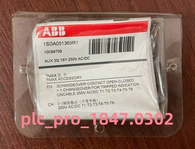 1PCS New ABB AUX 3Q1SY 250Vac/dc T1-T6 10099709 1SDA051369R1  Fast delivery