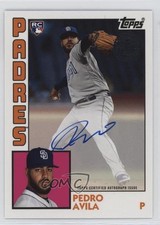 2019 Topps Update 1984 Topps Baseball Auto Pedro Avila #84A-PAV Auto 5w7