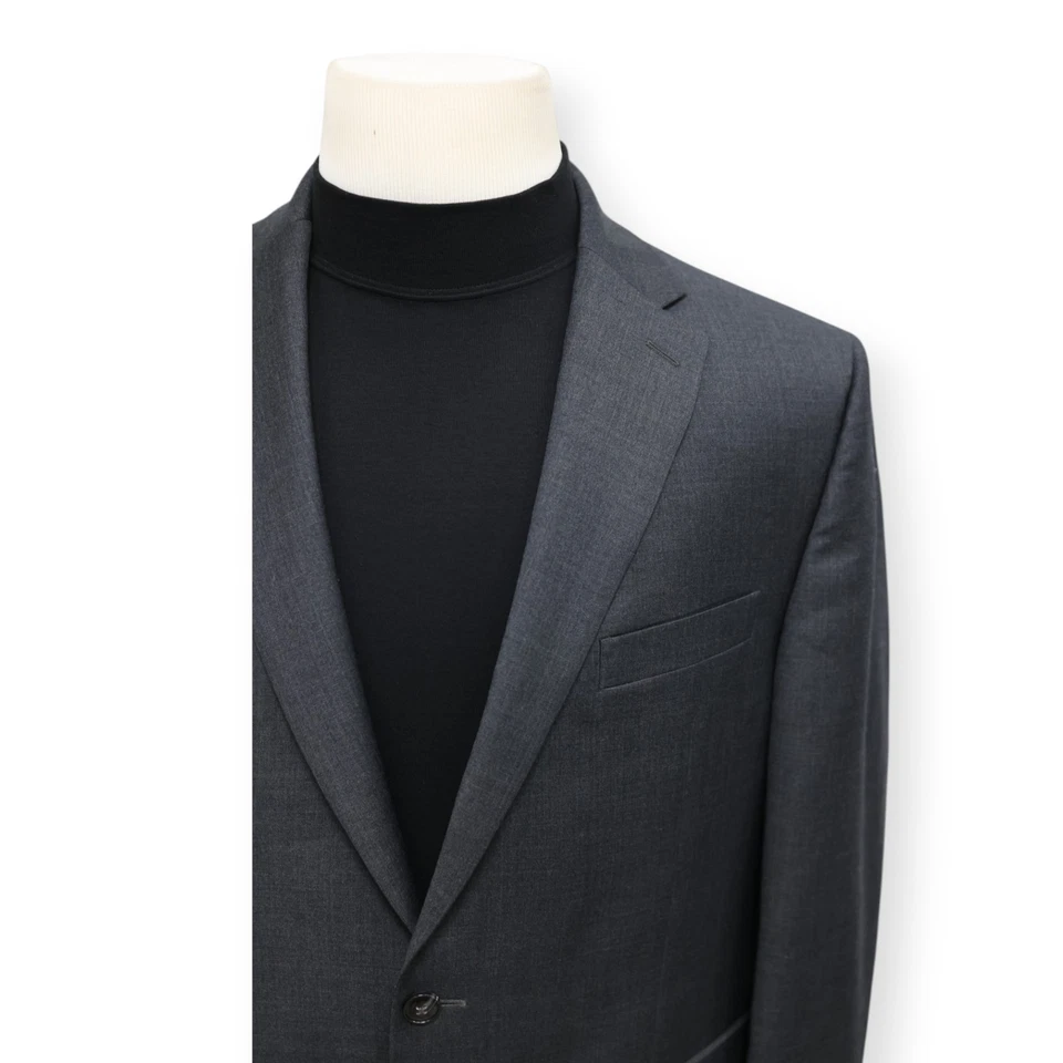 MICHAEL KORS mens solid gray WOOL BLEND sport coat suit jacket blazer 44 R - Image 3 of 4