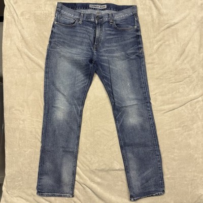 EXPRESS MEN Jeans 33x32 Denim Classic Fit Kingston Straight Leg 2017