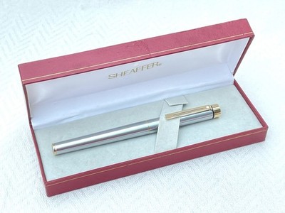 Vintage Sheaffer White Dot Füllfederhalter - 14k Goldfeder und Besatz