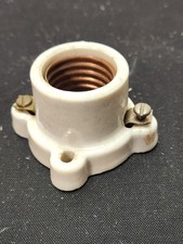 Vintage Ceramic Porcelain Edison Screw E26 Light Bulb Socket Holder Surface