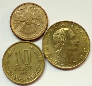 FOREIGN WORLD COINS LOT OF 3, SEE PICS, *FREE SHIPPING*   (# 20)