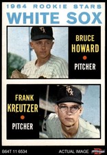 1964 Topps #107 Bruce Howard / Frank Kreutzer White Sox RCs RC 6 - EX/MT