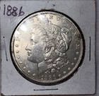 1886 P Silver Morgan Dollar USA 90% Silver