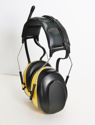 Cuffie Paraorecchie Peltor WorkTunes Sintonizzatore Radio AM/FM Testato Funzionante - Foto 3 di 11