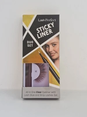 Lash Perfect Sticky Liner Duo Set - Clear Eyeliner Lash Glue & Strip Lashes Set - Image 1 of 4