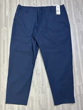 Adidas Go-To Progressive Golf Pants Mens Size 38 x 30 Collegiate Navy Blue $110