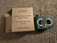 LINEX Sprinkler Timer Programmable Water Timer 1 Outlet Garden Hose Or Faucet