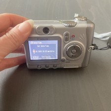 Canon Digital Camera PowerShot A520 4.0MP Silver Tested/Works