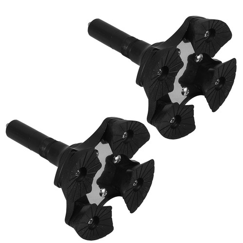 2 Pcs Cane Foot Replacement Pads Heavy Duty Non Skid for Walking Sticks