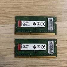 Kingston KCP316SS8/4 8GB (2x4GB) PC3-12800 1600MHz 204-pin DDR3 SODIMM RAM 1.5v