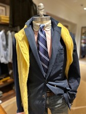498 Polo Ralph Lauren Soft Stretch Chino Sport Coat Men's SZ 42R Blue