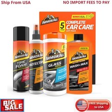 Armor All Complete Car Cleaning Care Kit For Car Detailing Plus Bonus Air Freshe