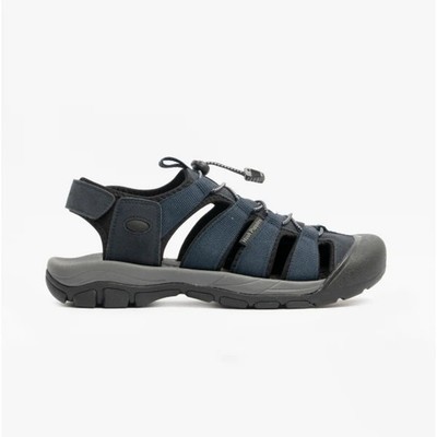 Hush Puppies Peru marineblaue Herren-Sandalen Polyurethan Touch-Verschluss verstellbarer Riemen