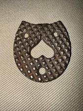 Civil War Soldier Heart Shaped Boot Shoe Heel Plate