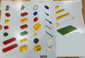 Rare LEGO DUPLO 9656 Early Simple Machines Set, Collectible Toy