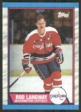 1989-90 Topps #55 Rod Langway Washington Capitals 46959