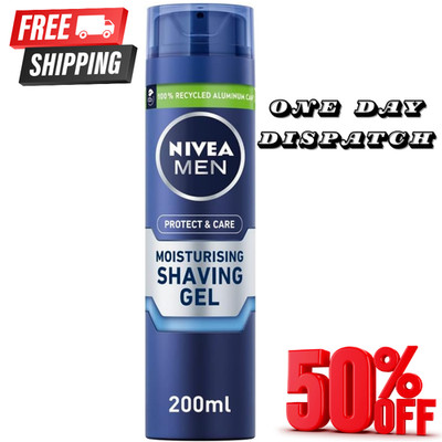 NIVEA Men Protect Care Moisturising Men Rasiergel Bartpflege 200ml Aloe Vera