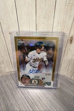 2023 Topps Chrome - Rookie Autographs Cal Stevenson #RA-CST Gold Refractor BB3