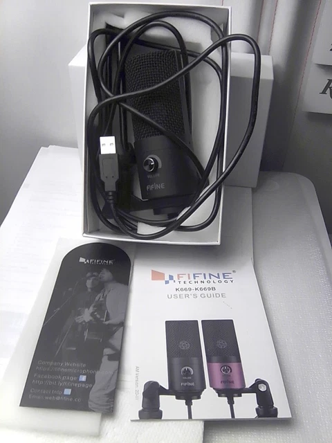 FIFINE K669B Cardioid USB Studio Recording Microphone