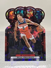 Bilal Coulibaly #2/49 SP 2023-24 Crown Royale Red Crystal Rookie RC Wizards