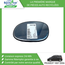 Glace de rétroviseur Peugeot 1007