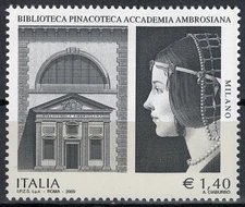 ITALY 2009 Biblioteca Pinacoteca Ambrosiana MNH**