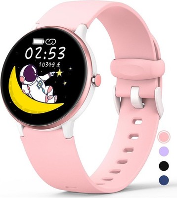 Kinder Fitness Tracker Uhr - Wasserdicht - Android / iPhone - Pink