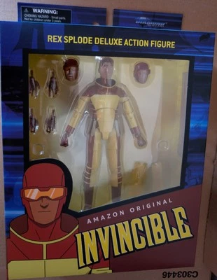 DIAMOND SELECT Invincible Deluxe Action Figure Rex Splode Series 4
