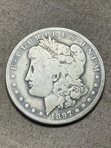 1897s Morgan Silver Dollar Fine