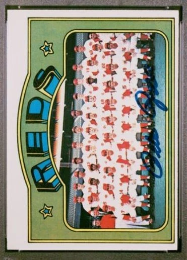 Tarjeta Hi # firmada por el equipo Topps Pete Rose Reds 1972 651 PSA 6 ADN 10 Auto Pop 1/1 Foto 2 de 4