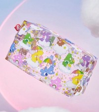 Care Bears Cute Kawaii Cute Cosmetic Bag Clear Transparent Makeup Travel Small