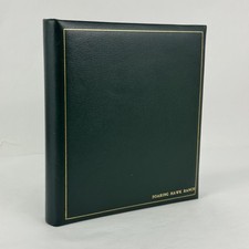 Exposures 3 Ring Green Leather Photo Album w/ Sleeves Reading Soaring Hawk Ranch
