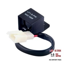 1 PC 12V LED Flasher Relay, 2-Pin Electronic LED Turn Signal Relay, Fix