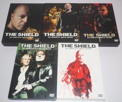 The Shield S1-S5 DVD Box Set (Staffel 1-5) Deutsch/Englisch | Guter Zustand
