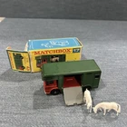 Vintage Lesney Matchbox no 17 Horse Box Horses Original Box